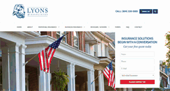 Desktop Screenshot of lyonsandassociates.com